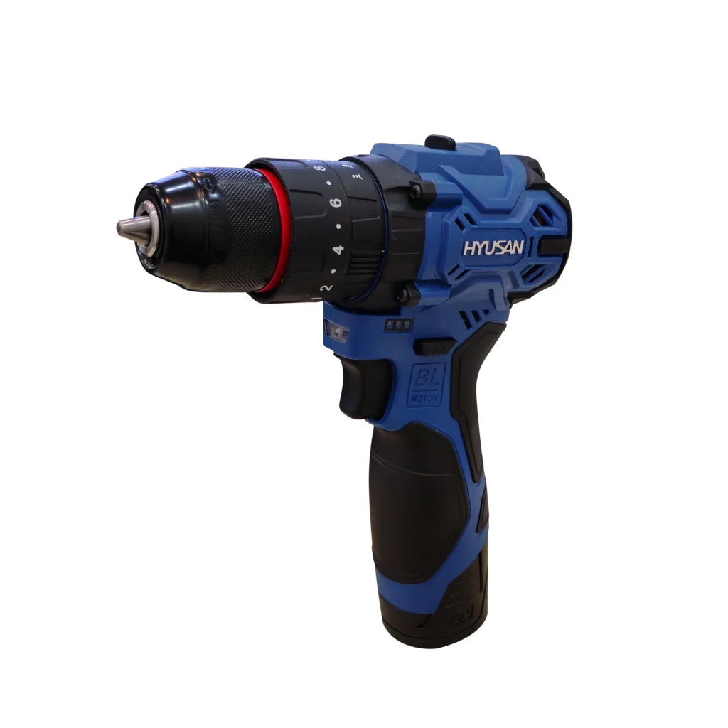 خرید دریل شارژی سه نظام فلزی چکشی براشلس هیوسان مدل HS- 1230B - ایت ابزار