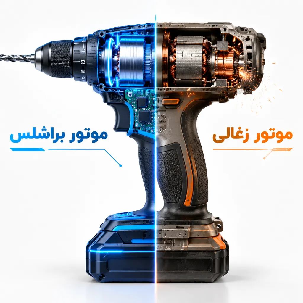 تفاوت موتور براشلس و زغالی در ابزارها چیست؟ کدام ارزش خرید دارد؟- ایت ابزار